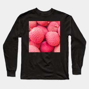 Lychee Tropical Fruits Long Sleeve T-Shirt